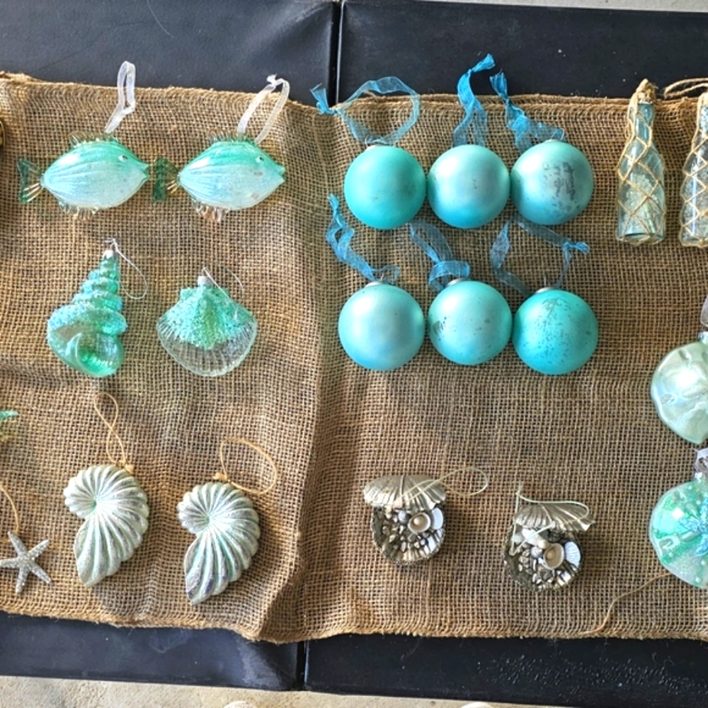 Blue and Silver Decorative Accents Collection